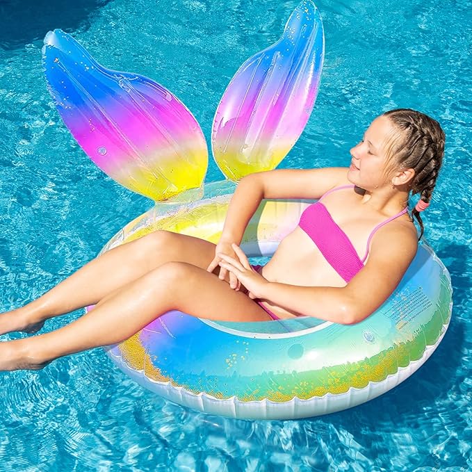 Angel Glitter Swim Ring 60cm
